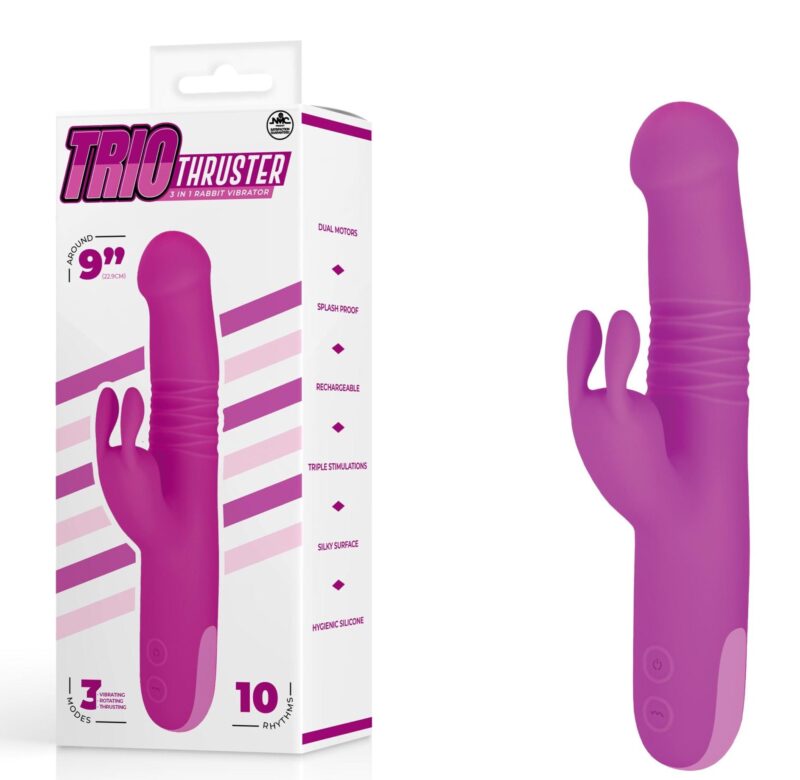 Trio Thruster 3 in 1 Rabbit Vibrator