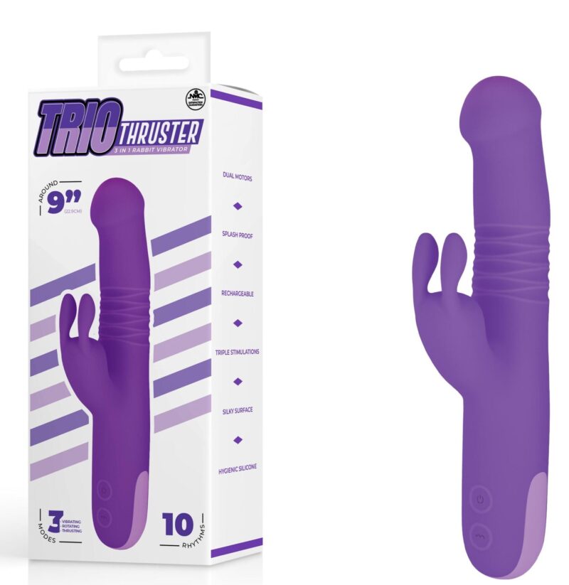 Trio Thruster 3 in 1 Rabbit Vibrator